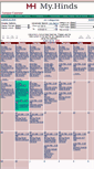 Mobile Screenshot of calendar.hindscc.edu