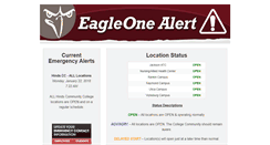 Desktop Screenshot of eagleone.hindscc.edu